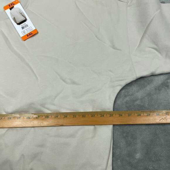 Tuff Athletics Matte Pearl XXL Crewneck Sweatshirt Recycled Cotton NWT 6464 - Picture 7 of 8